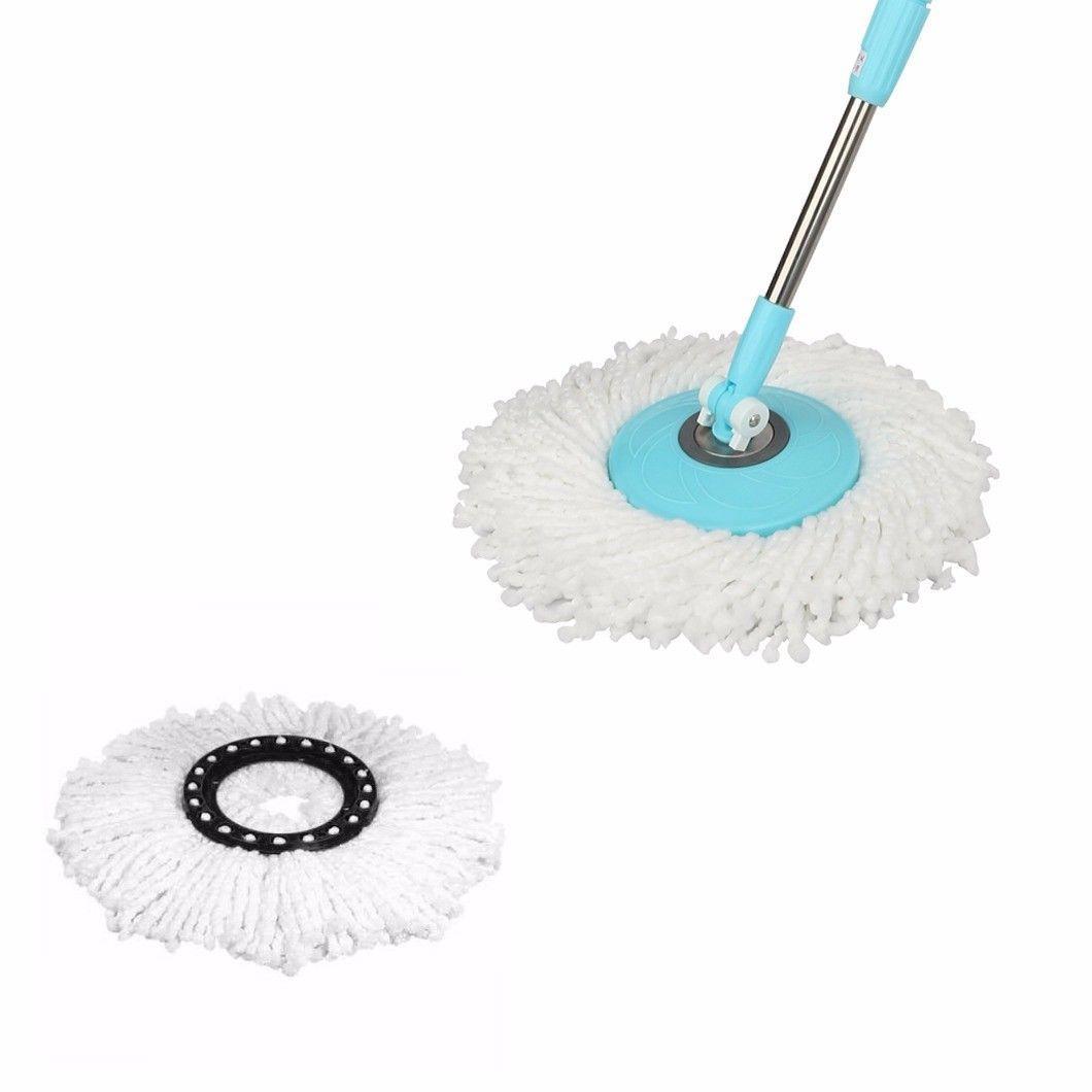 Replacement Round Spin Microfibre Refill Mop Head 16.5cm, SKU 3596/MH2