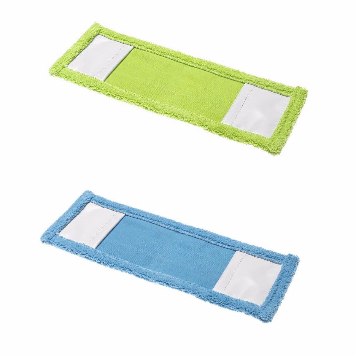 Microfibre Flat Mop Head Refill Replacement Cover 43 x 14cm Assorted Colours 2548