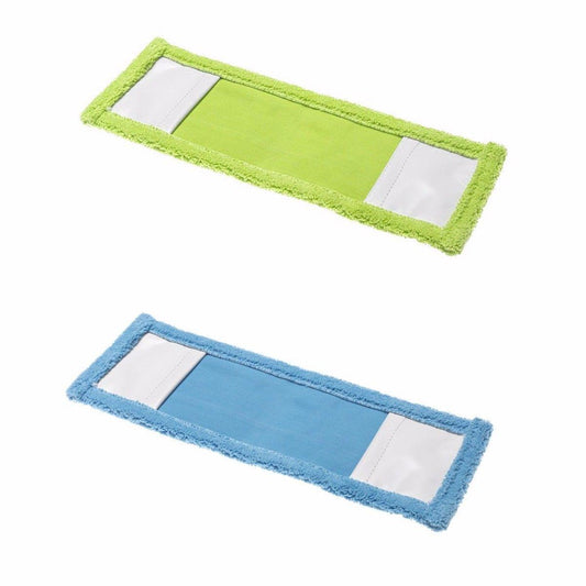 Microfibre Flat Mop Head Refill Replacement Cover 43 x 14cm Assorted Colours 2548