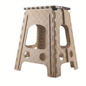 Plastic Folding Stool Home 46 x 37cm Assorted Colours KOD707