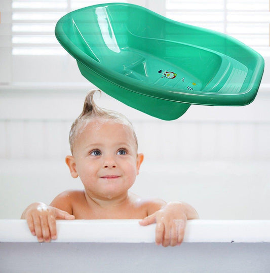 Plastic Baby Bath Ideal For Babies And Toddlers 70 x 43 cm Assorted Colours 0964 A