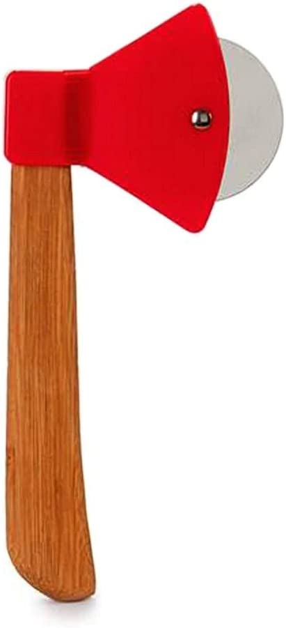 Axe Shaped Pizza Cutter Wheel 20.5 x 10 cm Assorted Colours SKU 82941