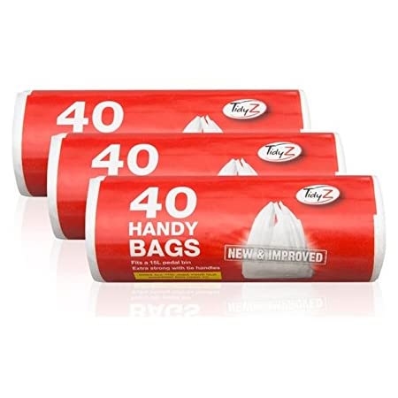 Bin Bags with Tie Handles 45 x 57.5 cm Roll of 40 B0046D