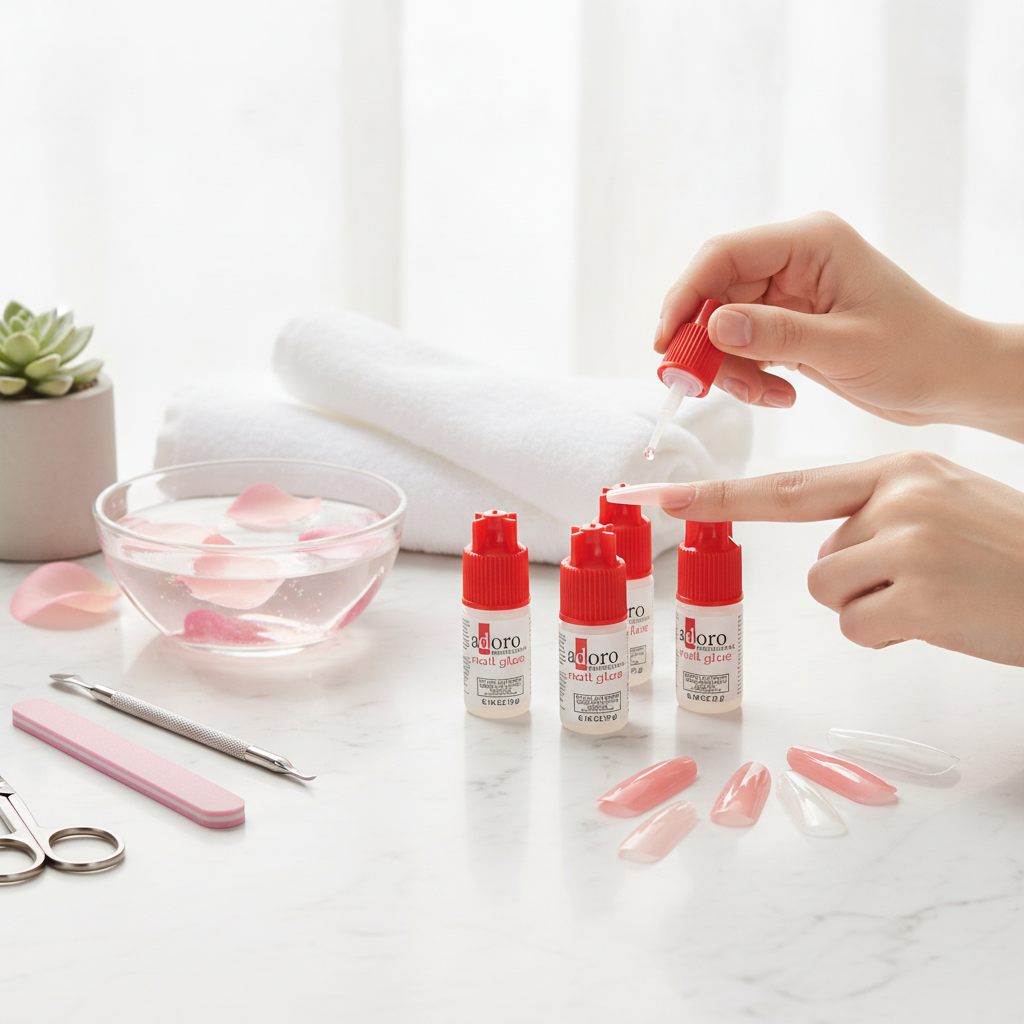 Professional Nail Glue for Acrylics and False Nails, 5-Pack, SKU 4535