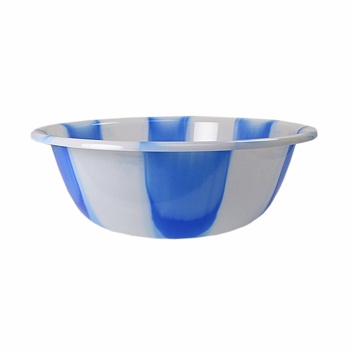 Tie Dye Print Plastic Kitchen Bowl Medium 31.5 cm Assorted Colours 3065