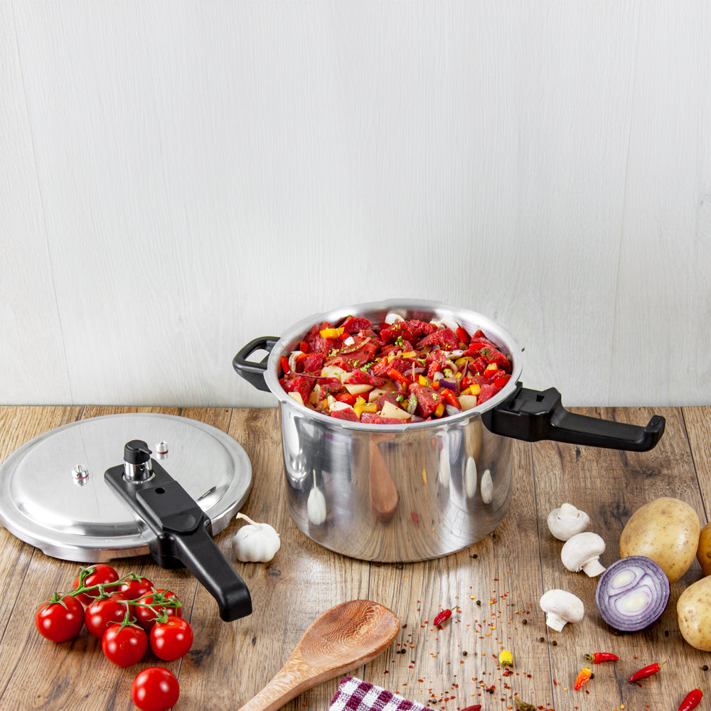 SQ Professional Aluminium Pressure Cooker 9 Litre 5258