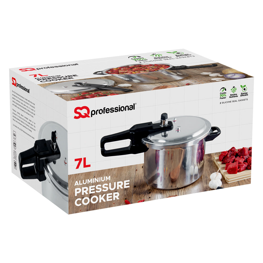 SQ Professional Aluminium Pressure Cooker 7 Litre 4619