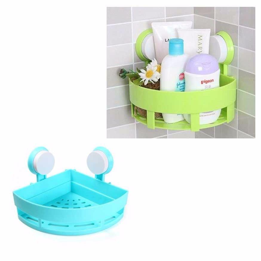 360 Turn Triangle Bathroom Storage Shelf Max Load 5kg  19.5cm x 7cm  4090