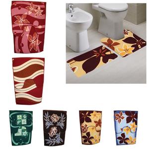 Anti-Slip Bathroom Shower Bath Mat Set of 3 45 x 70 cm Assorted Designs 5998