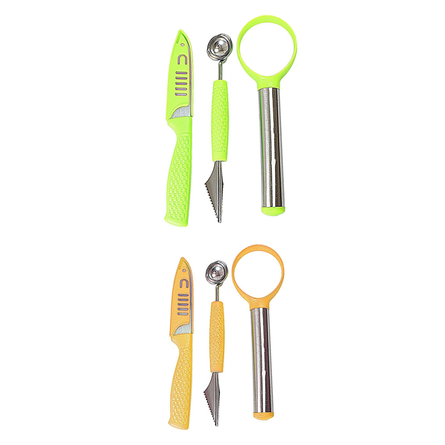 Kitchen Fruit Watermelon/ Melon Ball Prep Set of 3 Assorted Colours 4665