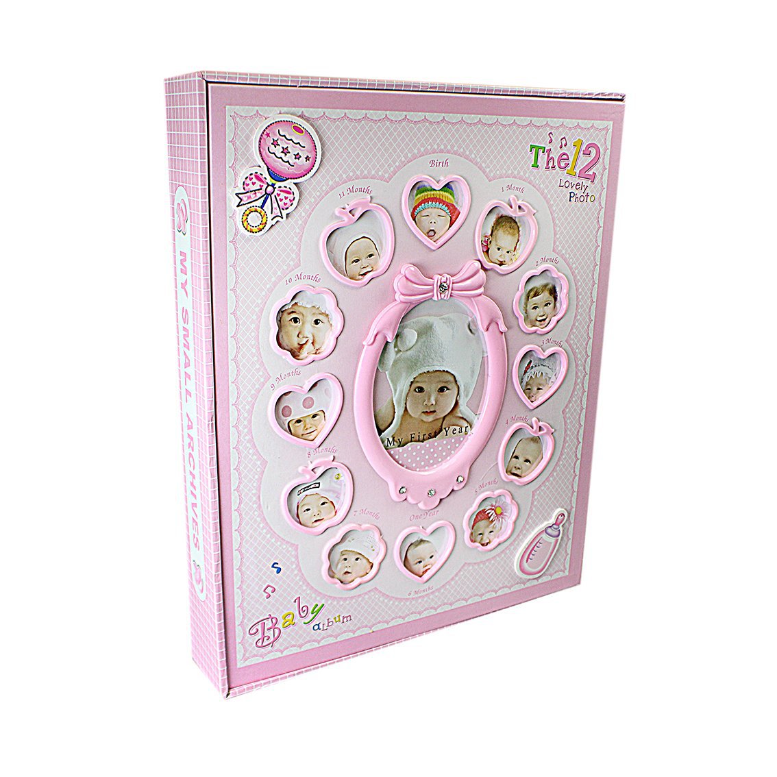 My First Year Baby Photo Album Book Gift Assorted Colours 0508