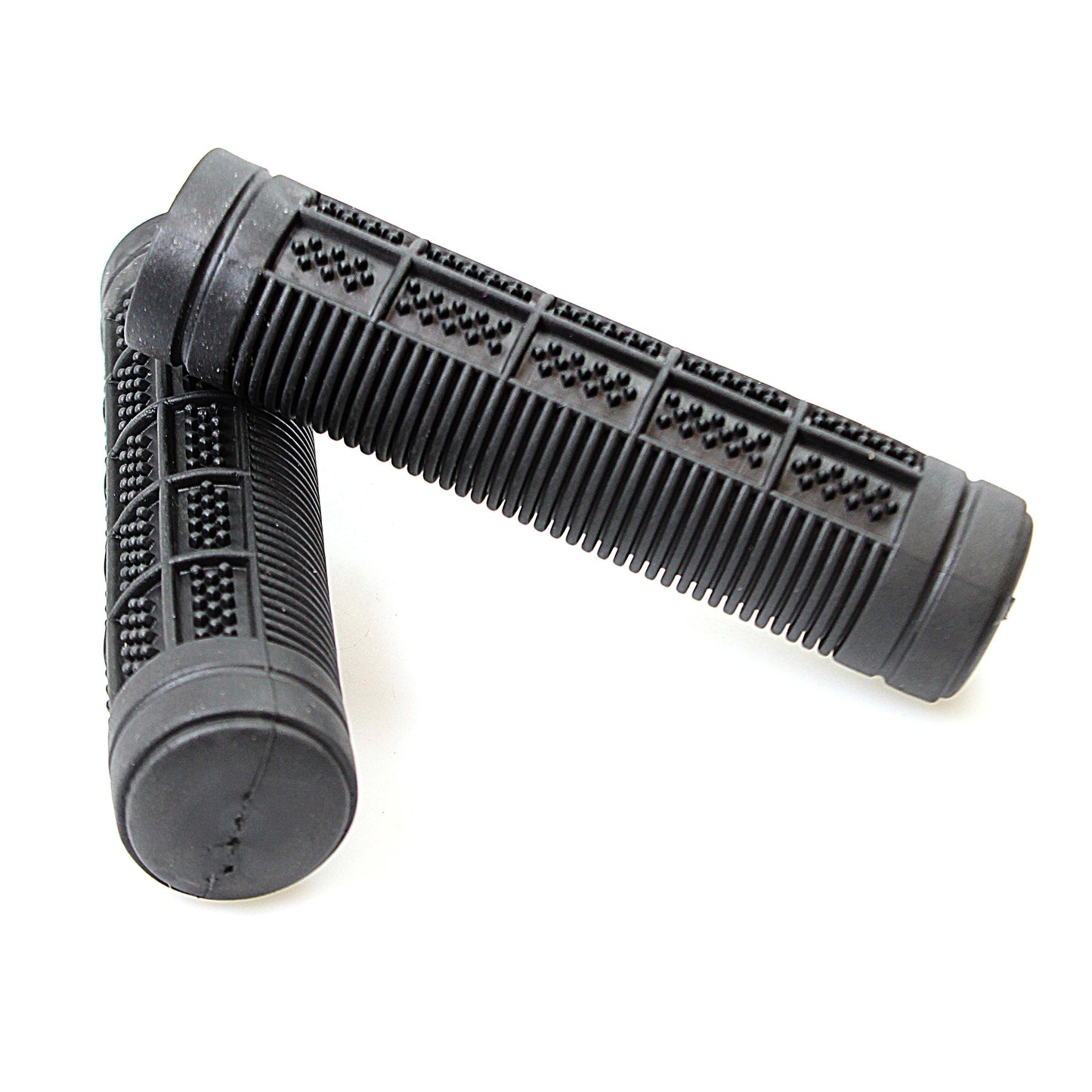 Bike Bicycle Rubber Grip Handles Pack of 2 Assorted Colours 1851