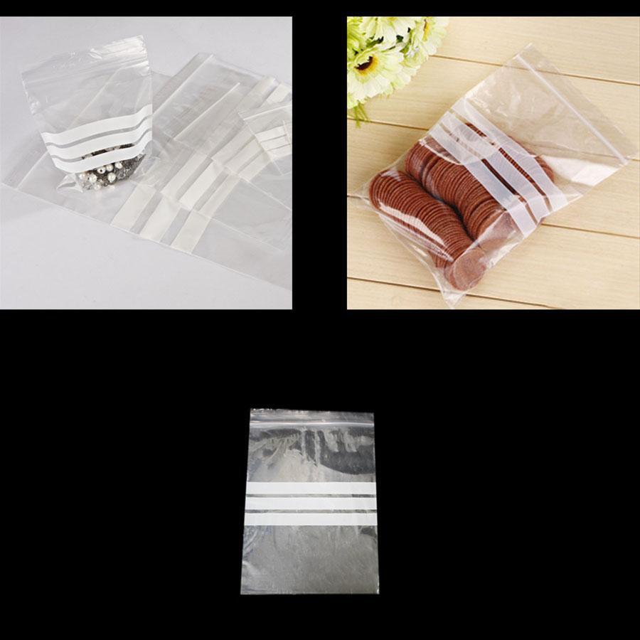 Multi Purpose Clear Zipper Bags Press N Seal 80mm x 120mm 4643 A