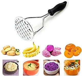 Professional Stainless Steel Potato Masher with Ergonomic Plastic Handle, SKU 3644 A