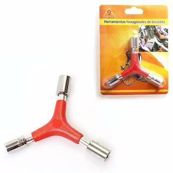 Bike Bicycle Triple Socket Wrench 1869