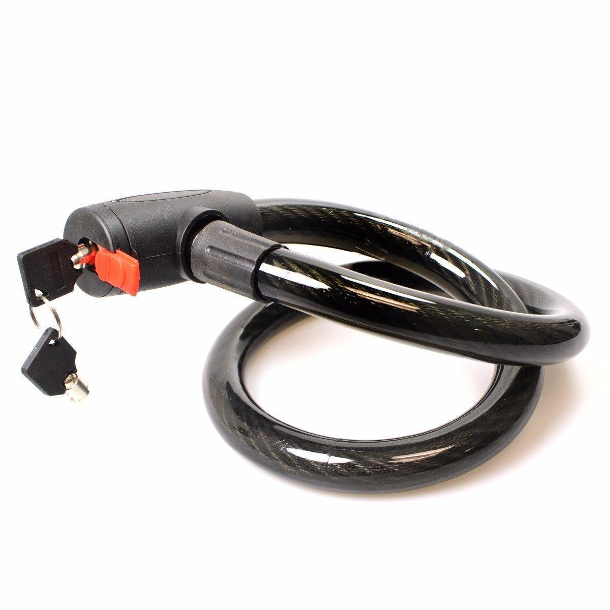 Heavy Duty Black Bicycle Lock with Keys  SKU 0687