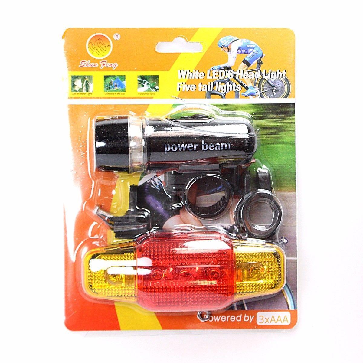 Bicycle Bike Front and Back Light Set 0526