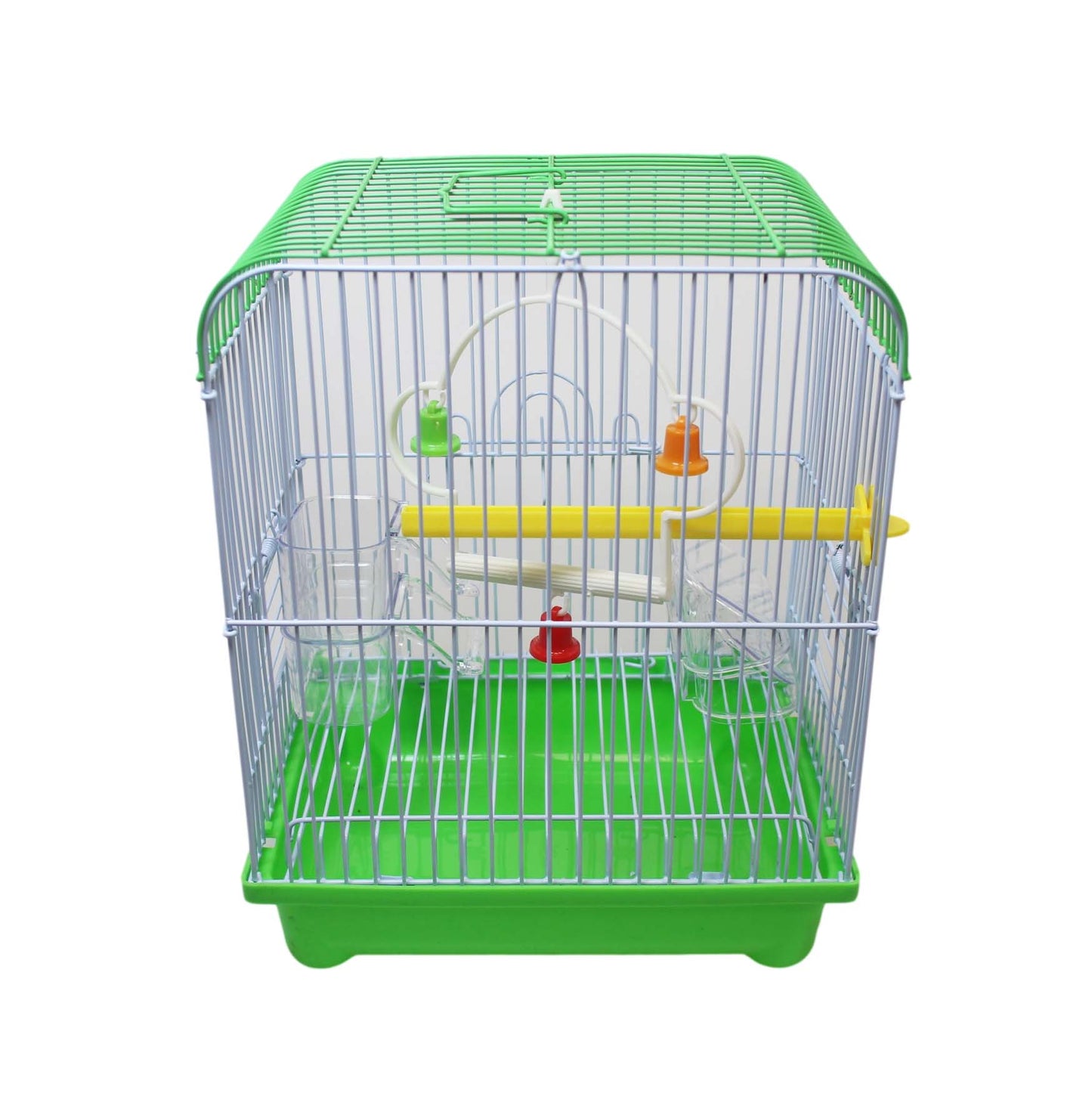 Metal Indoor Bird Cage 22 x 27 x 16 cm Assorted Colours 5427