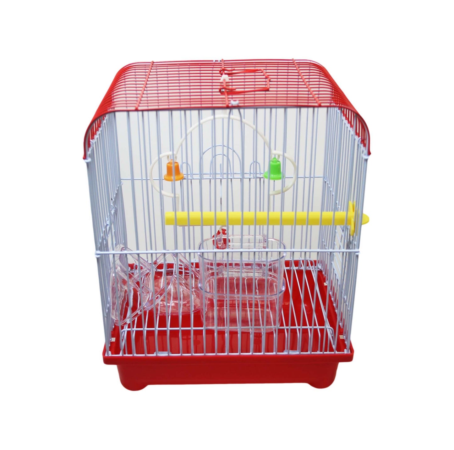 Metal Indoor Bird Cage 22 x 27 x 16 cm Assorted Colours 5427
