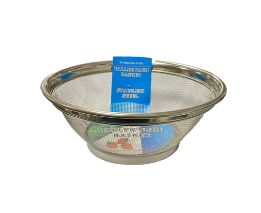 Kitchen Stainless Steel Mesh Sieve Strainer Basket 25 cm 5587