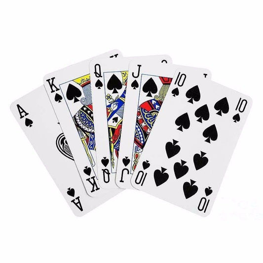 Pack of Classic Playing Cards, Assorted Colours (Red/Blue), Single Deck, SKU 6410