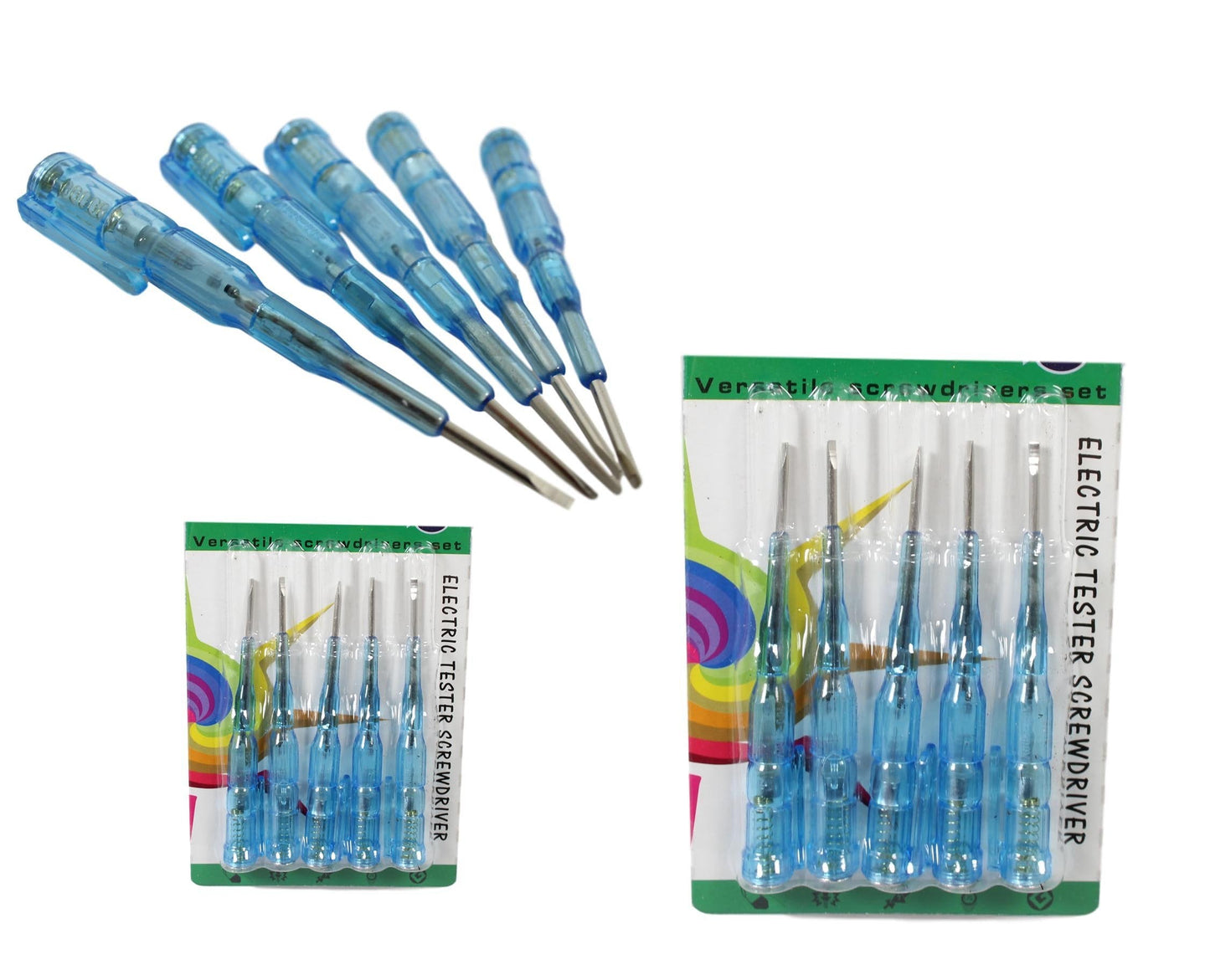 Electric Tester Screwdriver 14cm Pack of 5 5620