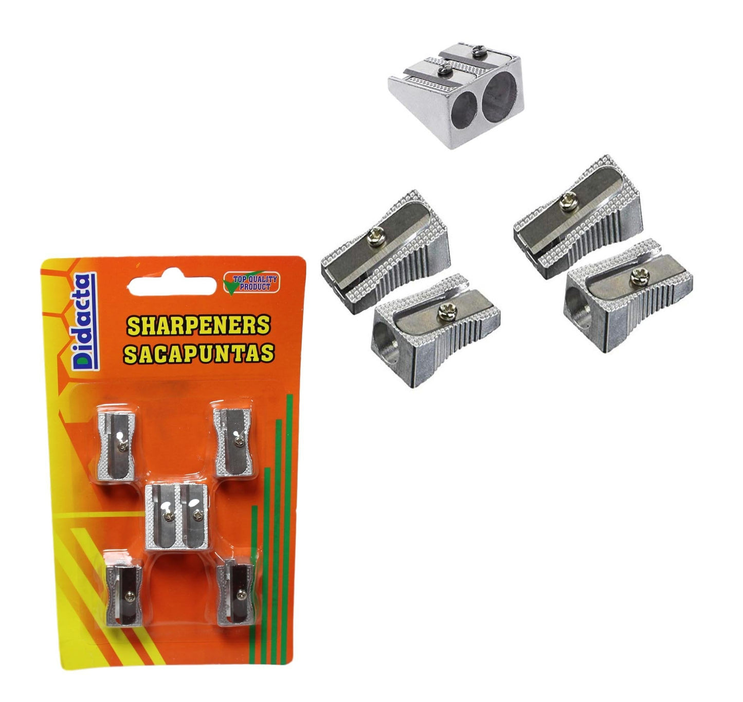 Metal Pencil Sharpeners Set of 5 5645