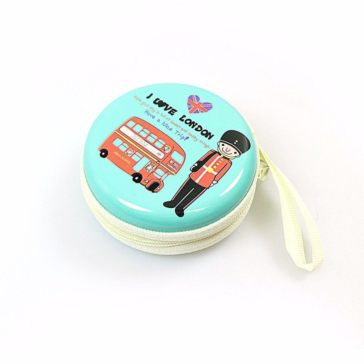 'I Love London' England Designs Earphone / Coin Pouch Assorted Designs 4497