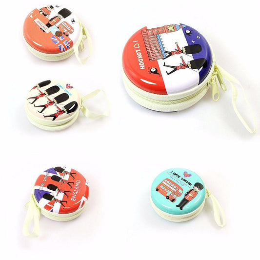 'I Love London' England Designs Earphone / Coin Pouch Assorted Designs 4497