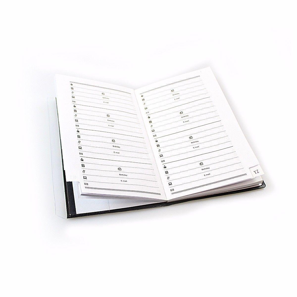 Address Book A6 Size Assorted Colours 0739
