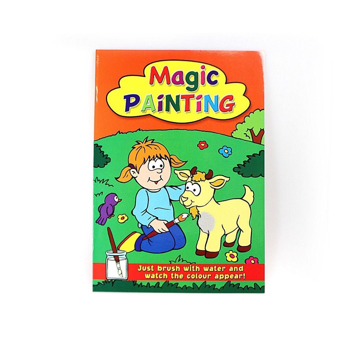Children's Craft Magic Painting Book 1 & 2 A4 Size P2165