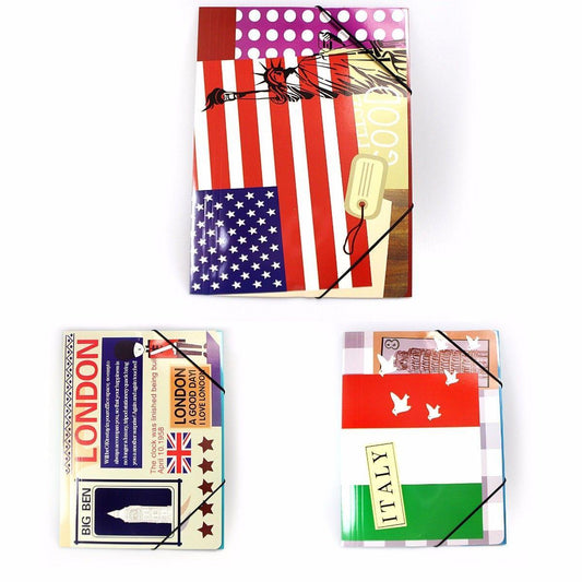 A4 Paper Folder Assorted Designs 0026