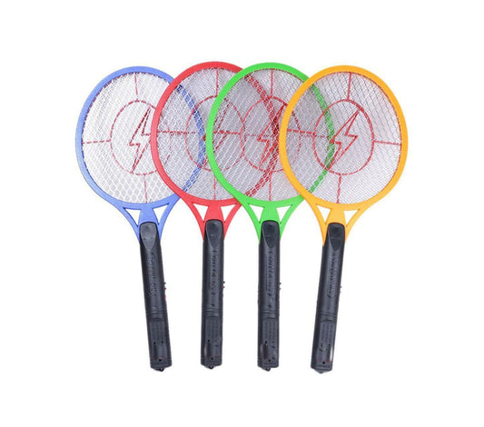 Electric Fly Mosquito Swatter Racket 50 x 21 cm USB Rechargeable Assorted Colours 5799