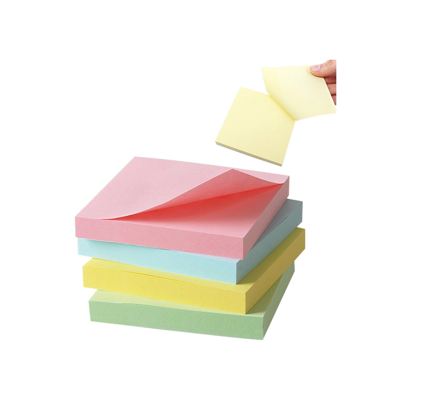 Sticky Nots Pad Block 76 x 76mm Assorted Colours 5814