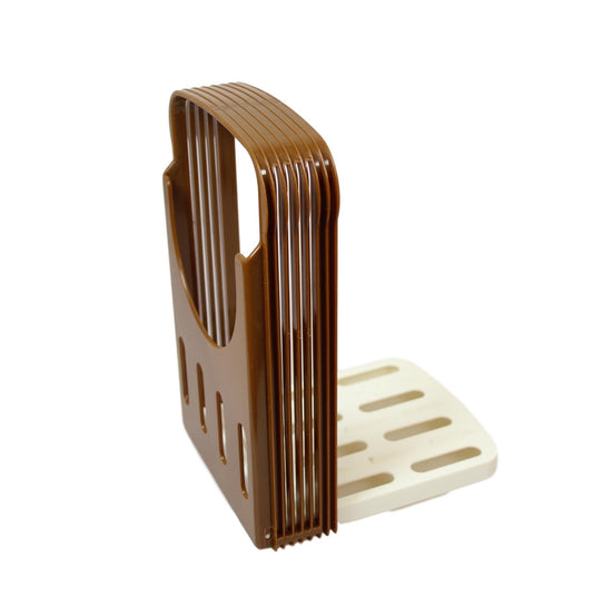 Plastic Bread Slicer Collapsible Design 4 Thickness Slice Options 30mm/24mm/20mm/15mm 5825