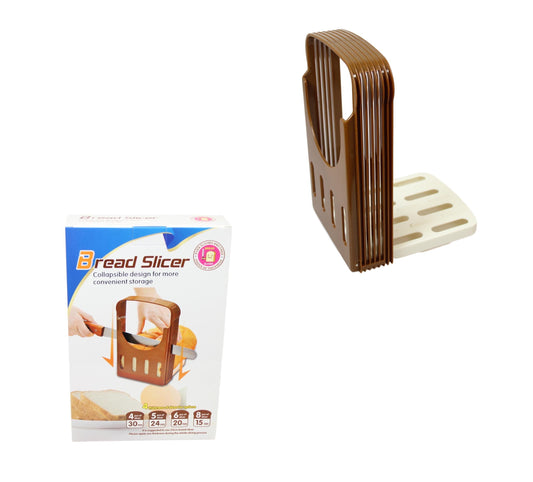 Plastic Bread Slicer Collapsible Design 4 Thickness Slice Options 30mm/24mm/20mm/15mm 5825