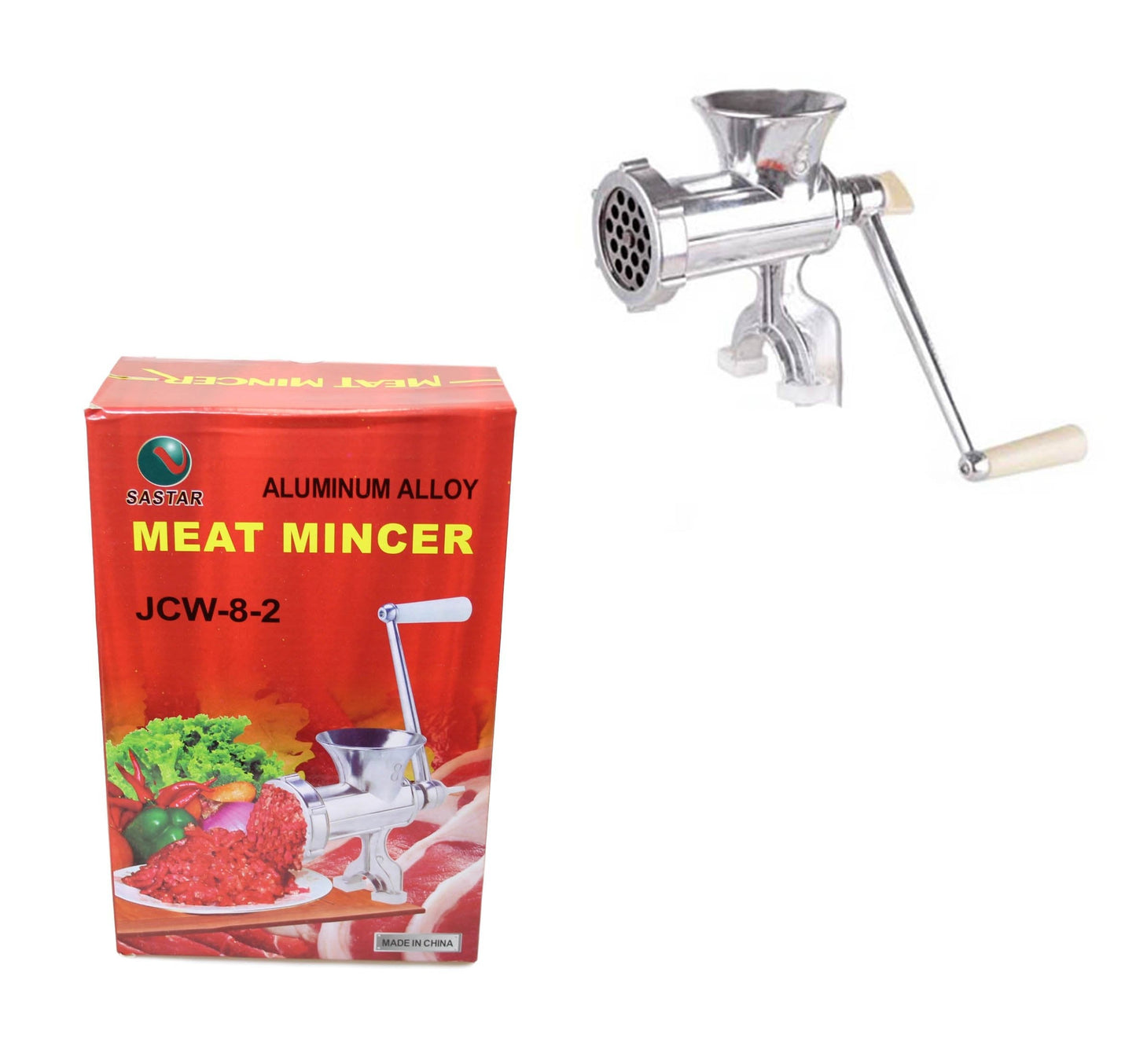 Metal Meat Mincer With Handle Make Your Own Mince 15cm x 25cm 5899 A