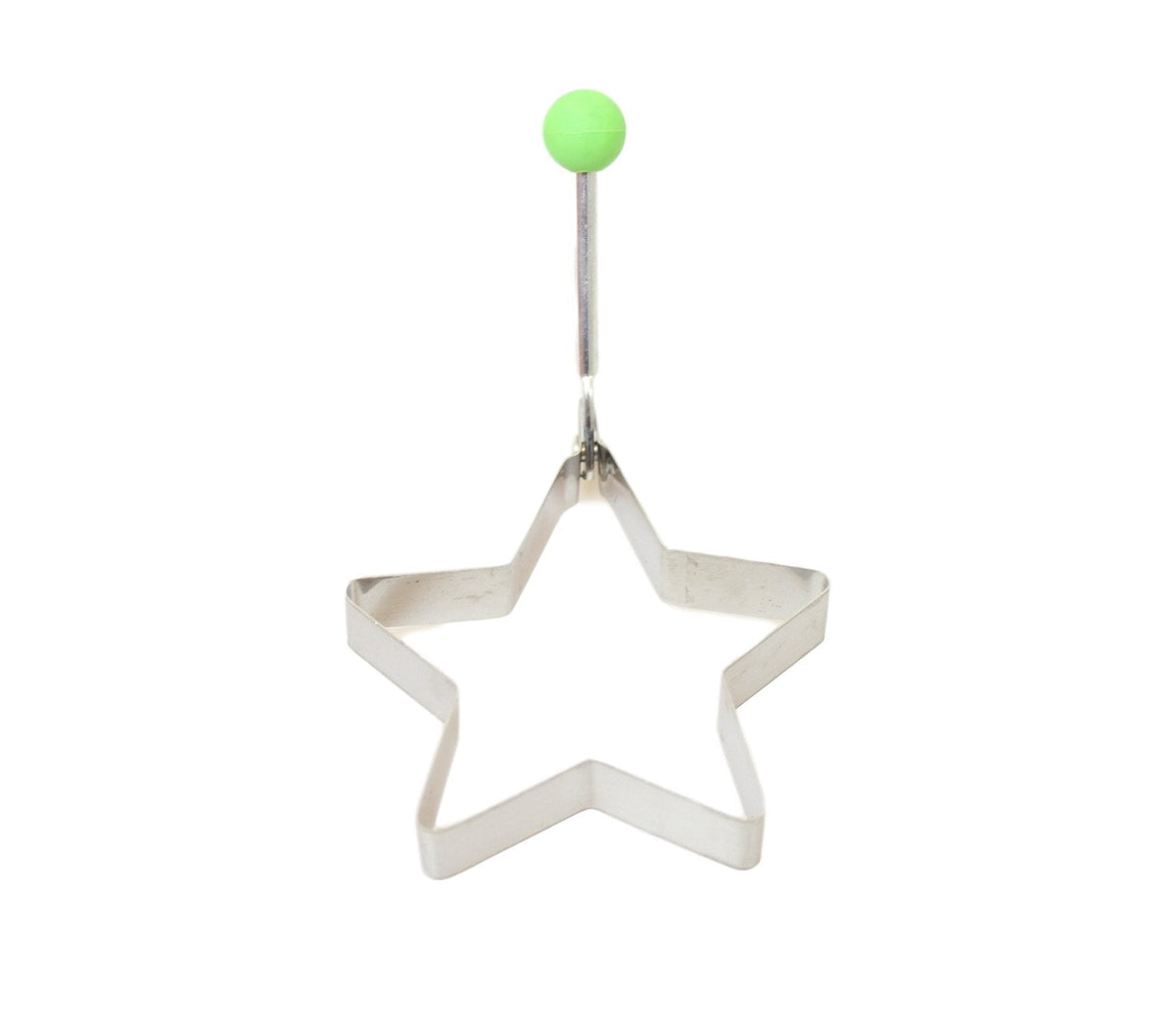 Stainless Steel Egg Mould Star Flower Shaped Easy Handle Bake Mould 9.5cm 5901