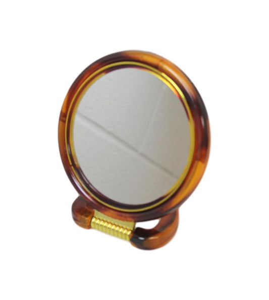 Double Sided Round Desk Mirror with Stand 15cm 5953