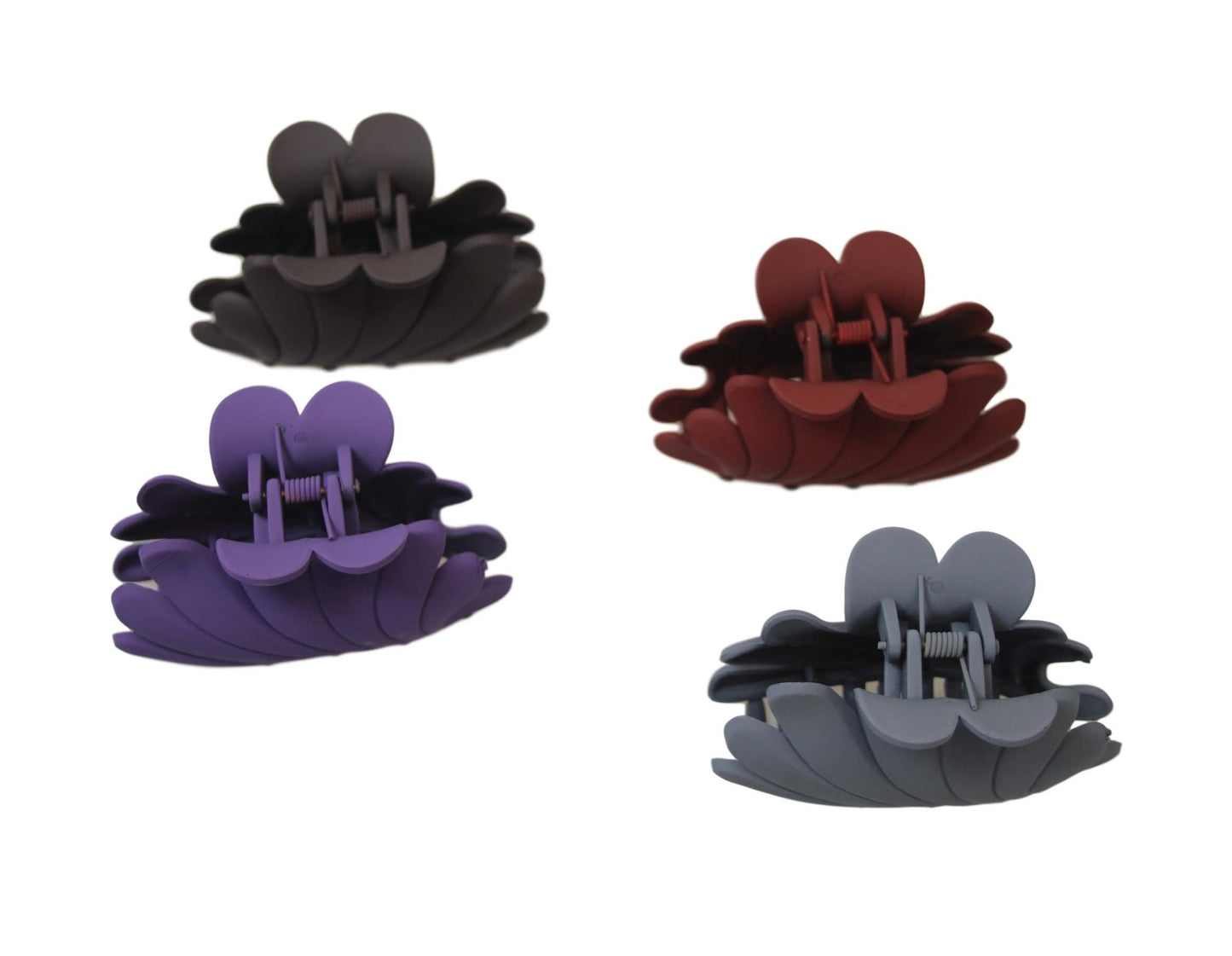 Ladies' Women's Matte Hair Claw Clip 8 cm Assorted Colours and Designs 5985