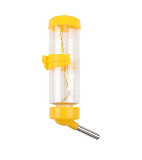 Pet Rabbit Guinea Pig Water Bottle Dispenser 210ml Assorted Colours 5988