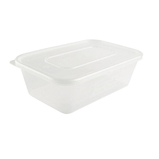 Plastic Food Storage Container 650ml Pack of 5 MX7021
