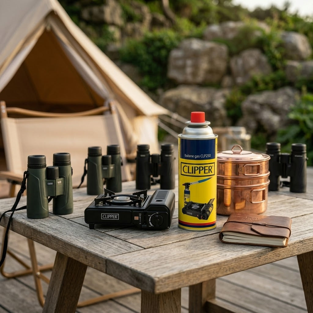 Clipper 400ml Butane Gas Canister, 20x7x7cm, 326g – SKU CLP250