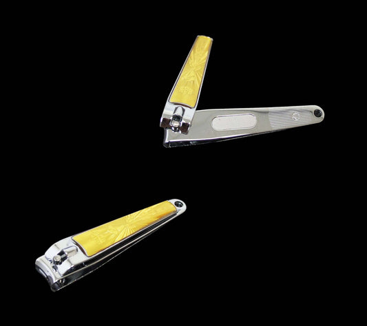 1 Pc Stainless Steel Heavy Duty Hand Toe Nail Cutter Gold Chrome Design Nail Cutter 10cm 6057