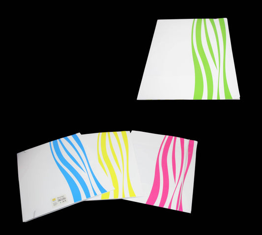 Plastic Office File Paper Folder Holder 24 x 32 cm Assorted Colours 6090
