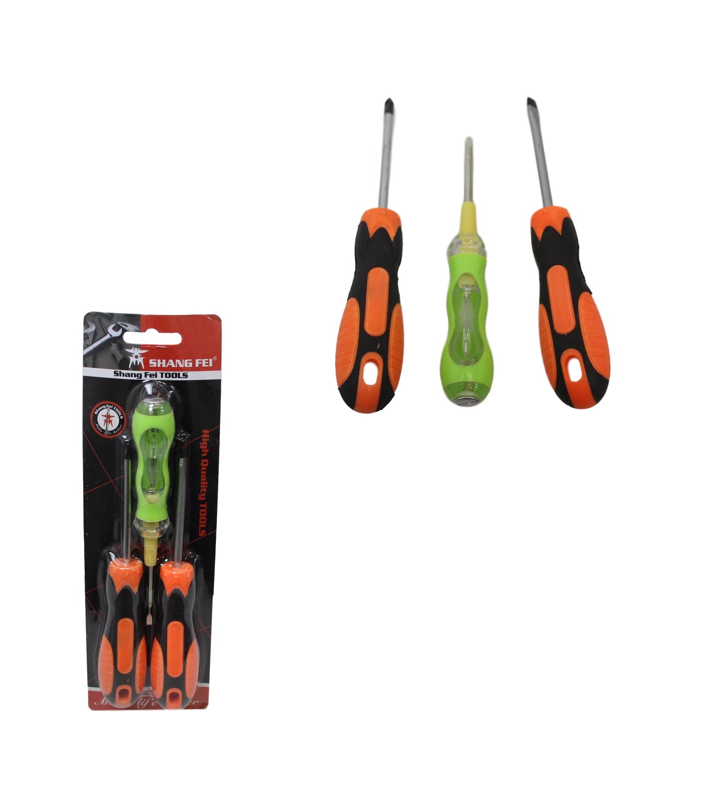 Electrical Voltage Tester and Screwdriver Set of 3 6173
