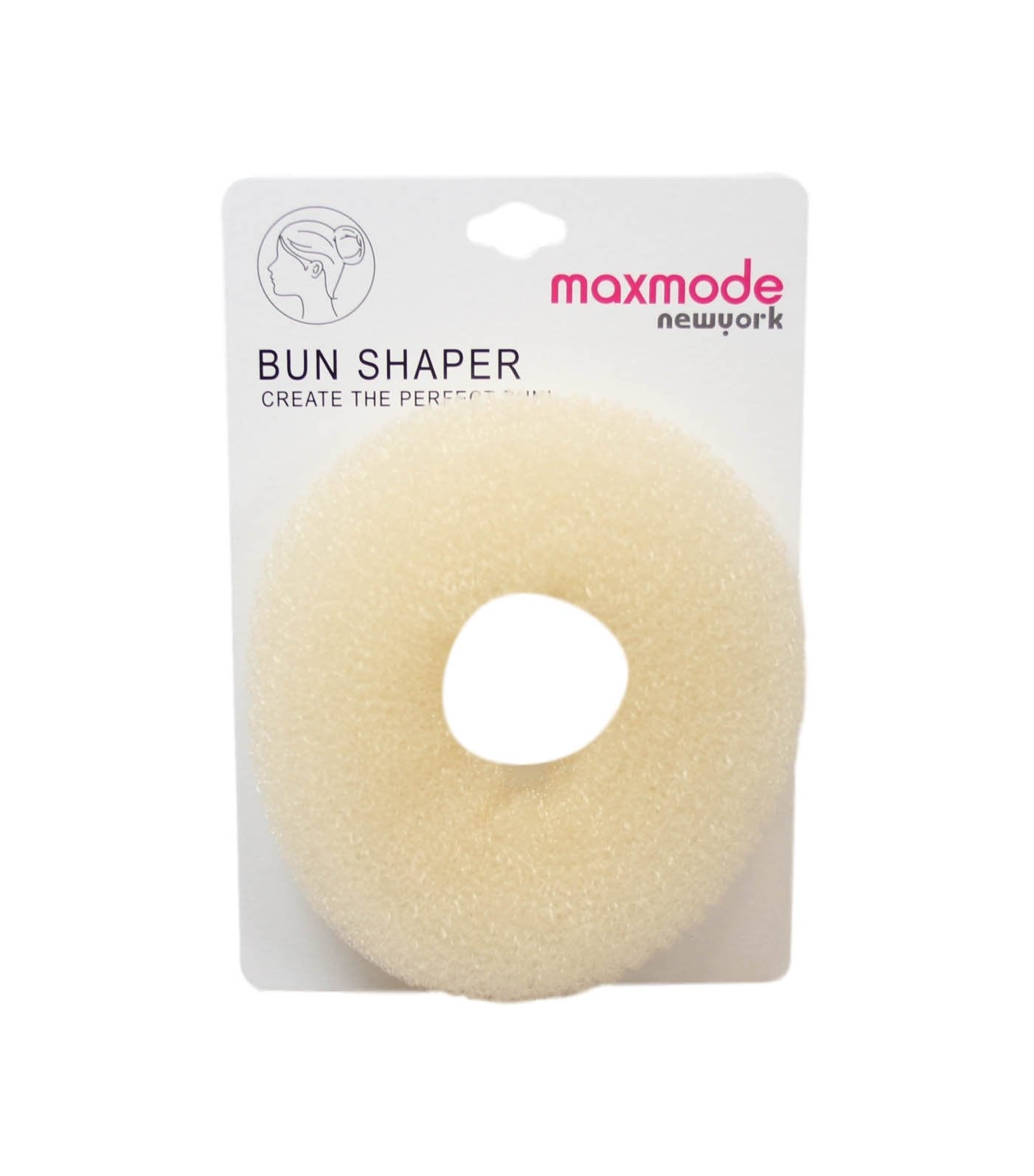 Mesh Hair Bun Styler Donut Former Ring 10cm Assorted Colours 6235