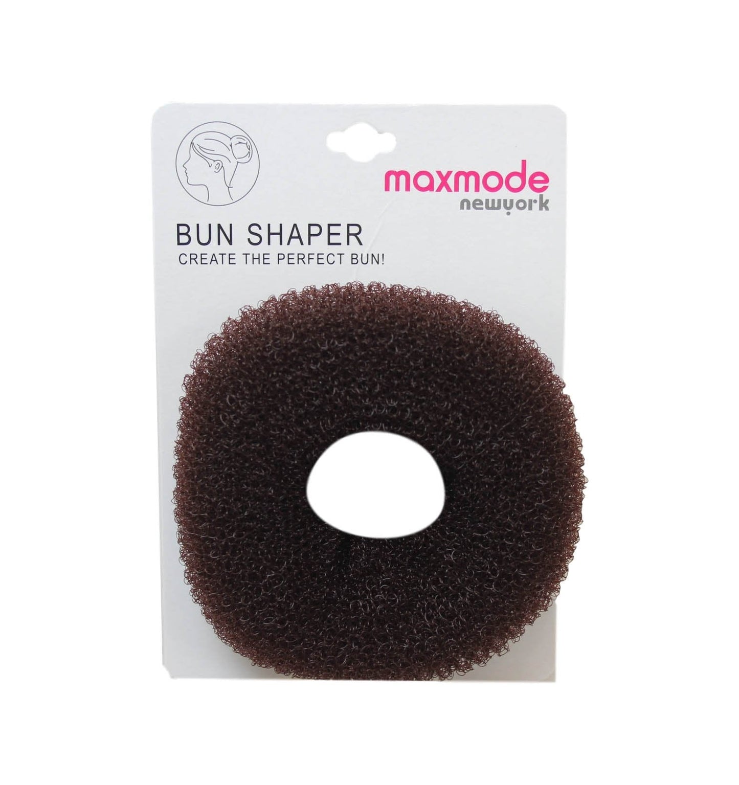 Mesh Hair Bun Styler Donut Former Ring 10cm Assorted Colours 6235