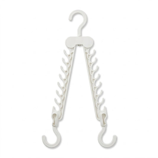 Space-Saving Vertical Wardrobe Hanger with Multifunctional Clips – 45 x 12 x 2cm, 164g, SKU8167