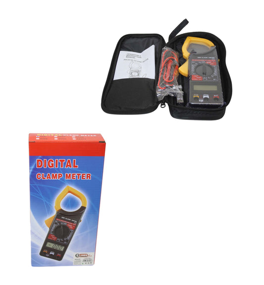 Digital Electric Clamp Meter Multimeter AC DC Current Volt Amp Test Tester 6428